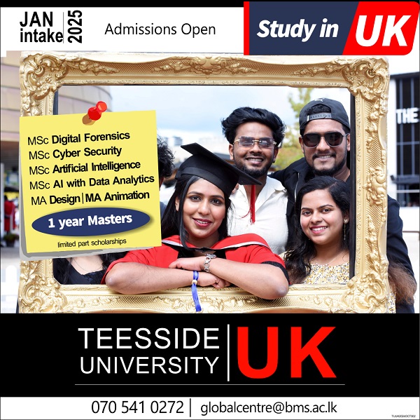 Study in UK -  Teesside University Master Programs | January 2025 Intake
